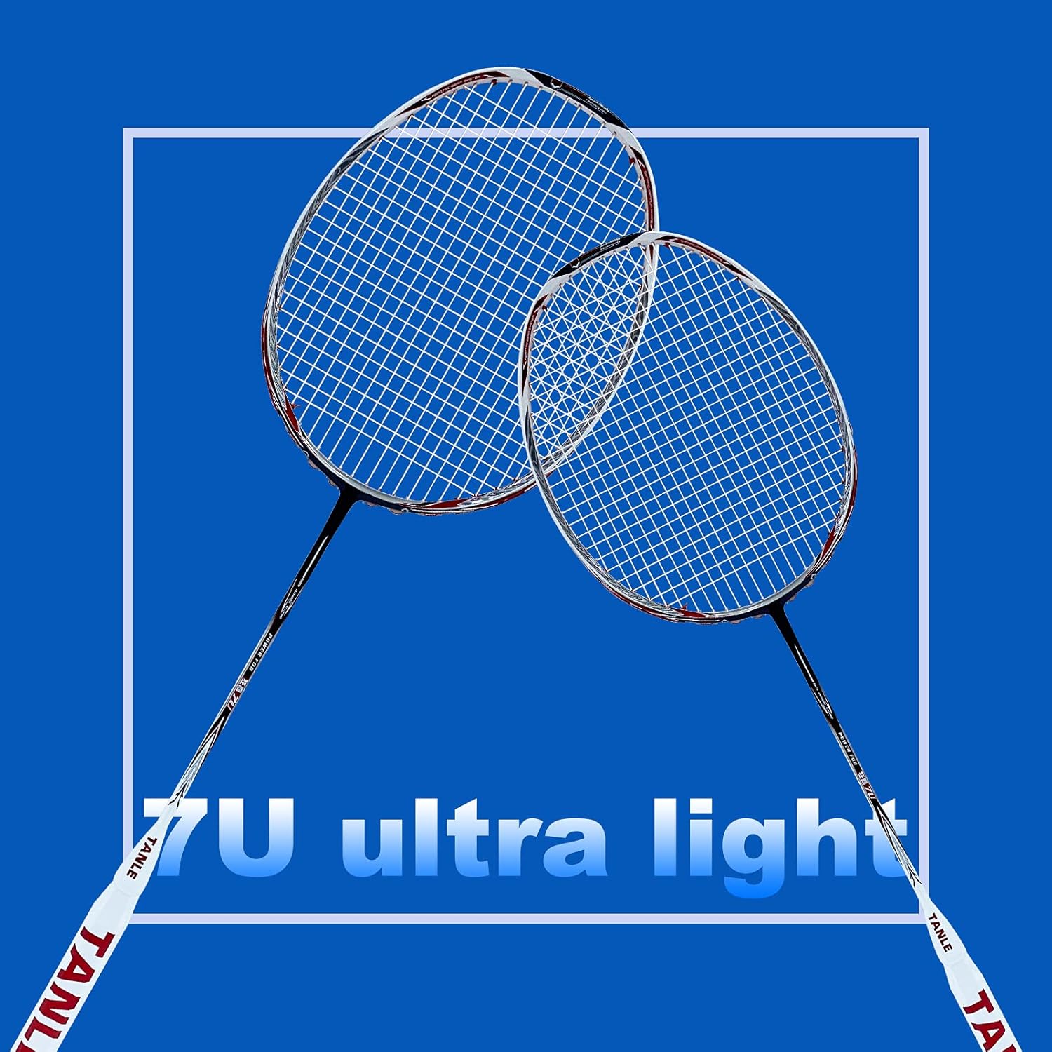 NA 7U 67g Badminton Racquet Light Racket Set, Professional Carbon Fiber Badminton Racket Badminton for Adult Junior for Backyards Gym Portable (Black) : Sports & Outdoors