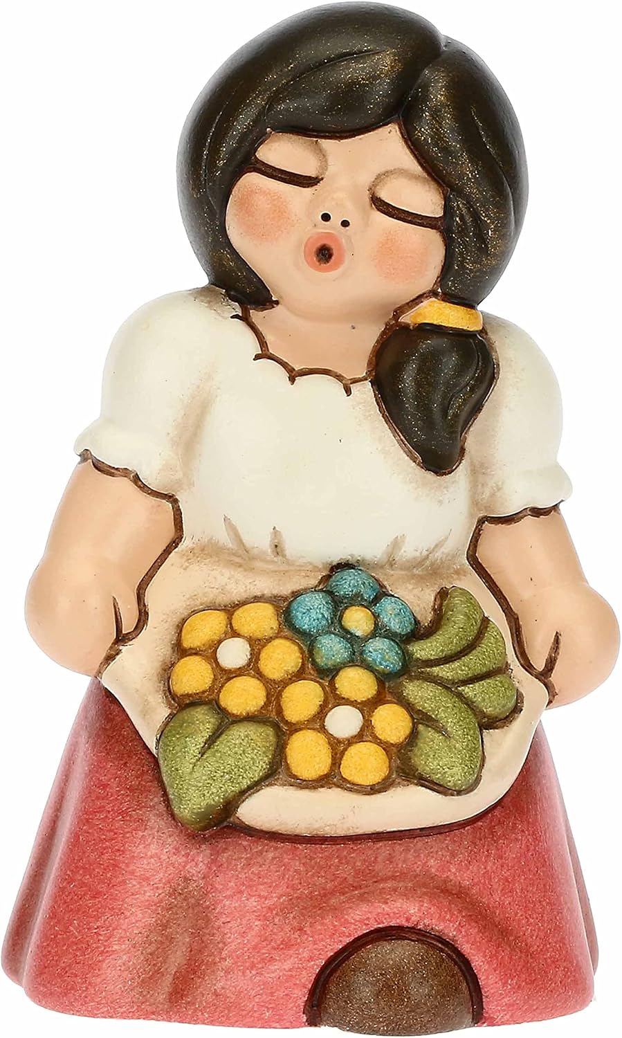 THUN - Country Family Pink Peasant Woman, Multi-coloured