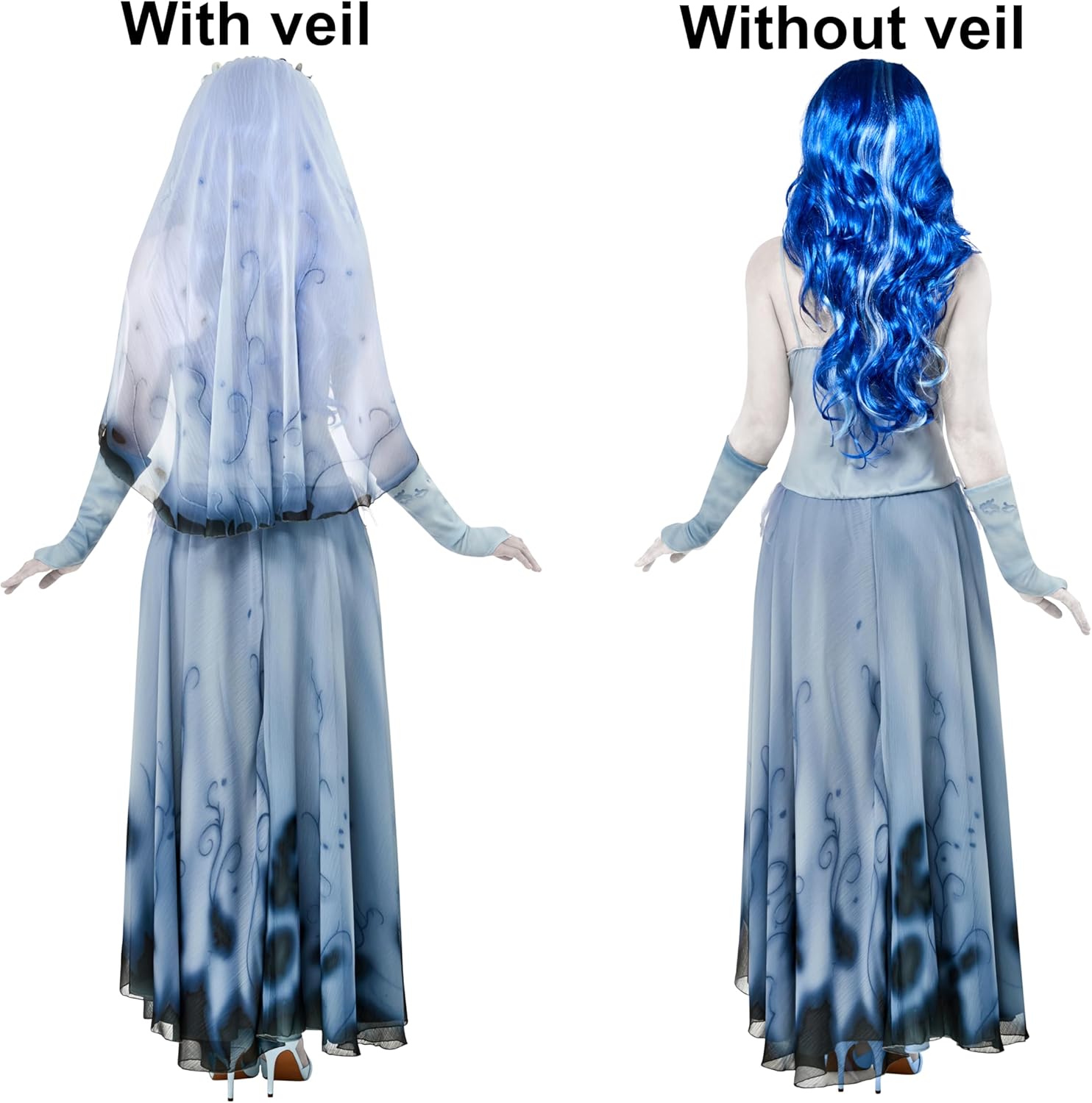 Rubies womens Corpse Bride Emily Costume Dress and Veil