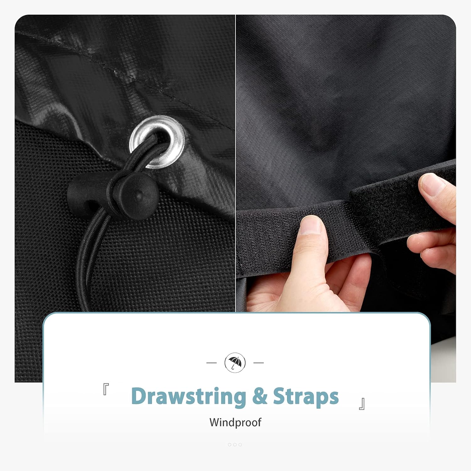 SHINESTAR Grill Cover for Oklahoma Joe Longhorn Combo Smoker, Heavy Duty Waterproof BBQ Cover, Fade Resistant & Rip Resistant, All-Weather Protection - Image 3