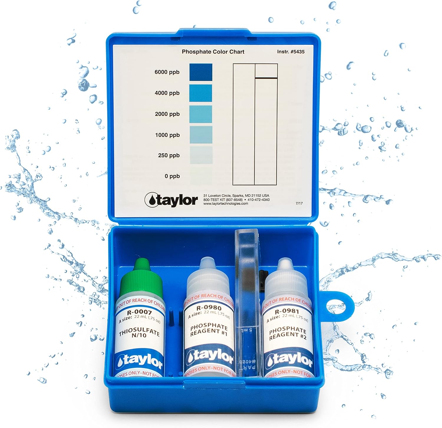 TAYLOR TECHNOLOGIES INC K-1106 TEST KIT PHOSPHATE