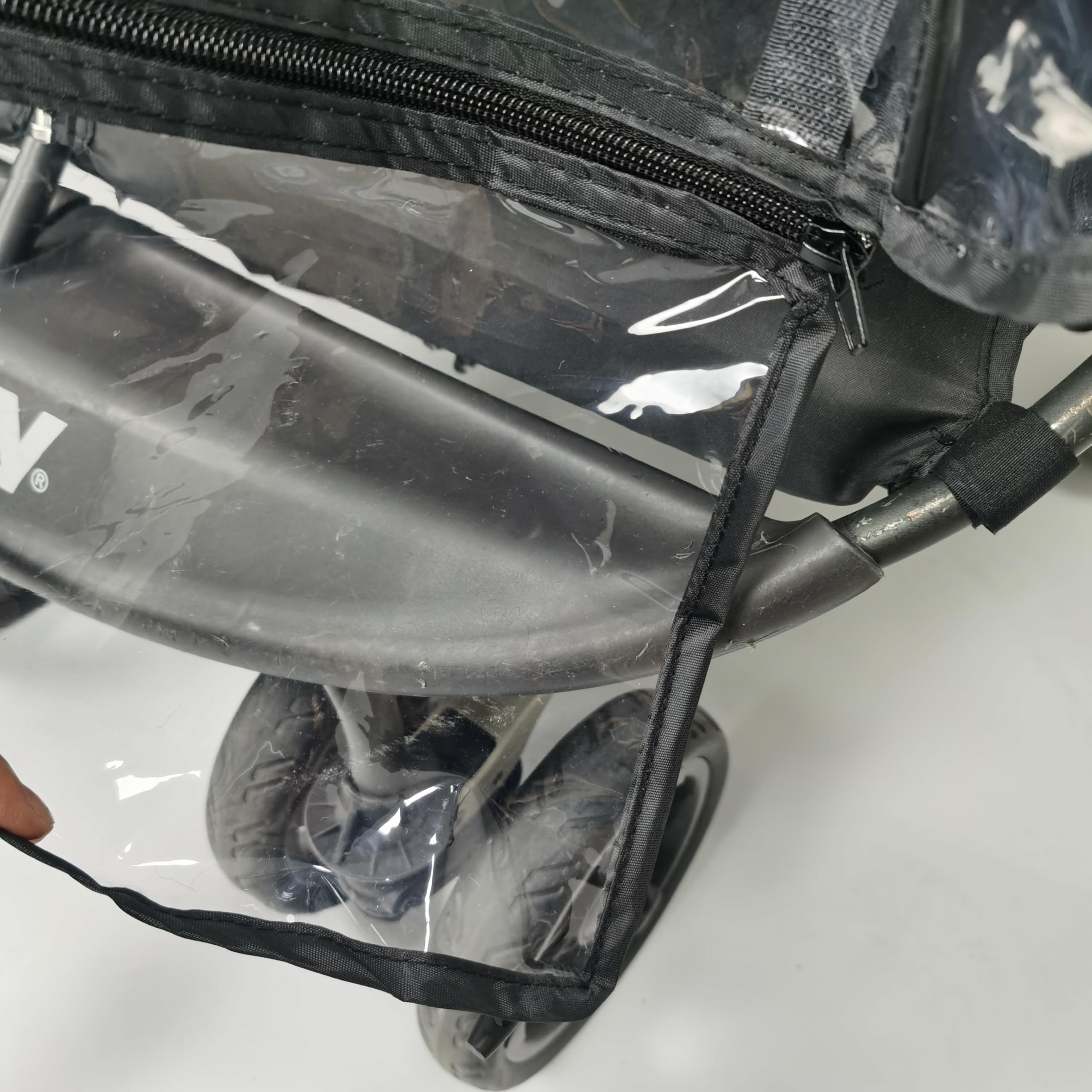 Ezkindheit Parapioggia universale per passeggino doppio / Carrozzina parapolvere antipioggia / accessori per carrozzine