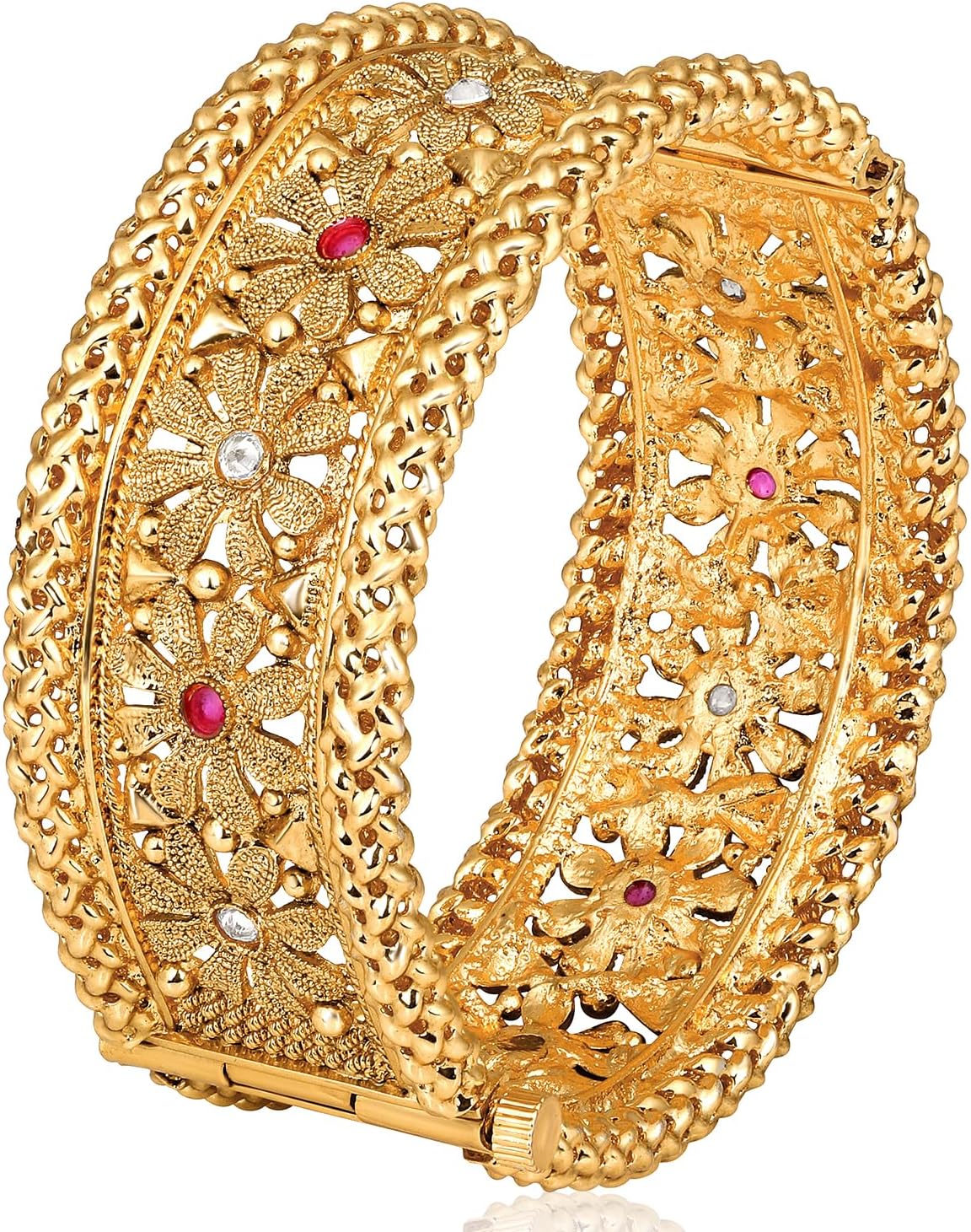 Aheli Indian Designer Bangle for Women Bollywood Ethnic Wedding Fashion Jewelry Set
