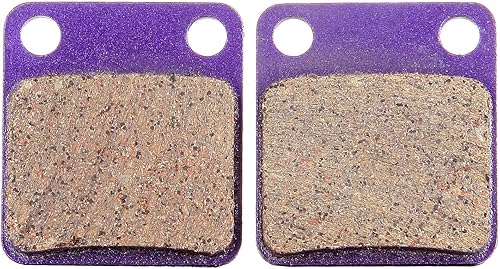 OCPTY Pastillas de freno de fibra de carbono para Yamaha Grizzly 350 YFM350FGI 4x4 IRSYFM350G, 2007 08 2009 para Yamaha Big Bear 250 YFM250B