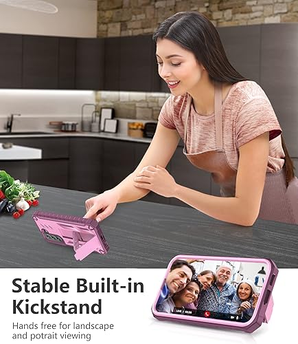 Miniatura 6 de SOiOS Funda protectora para Samsung Galaxy S22 protección de grado militar a prueba de caídas con soporte  Resistente a prueba de golpes TPU mate