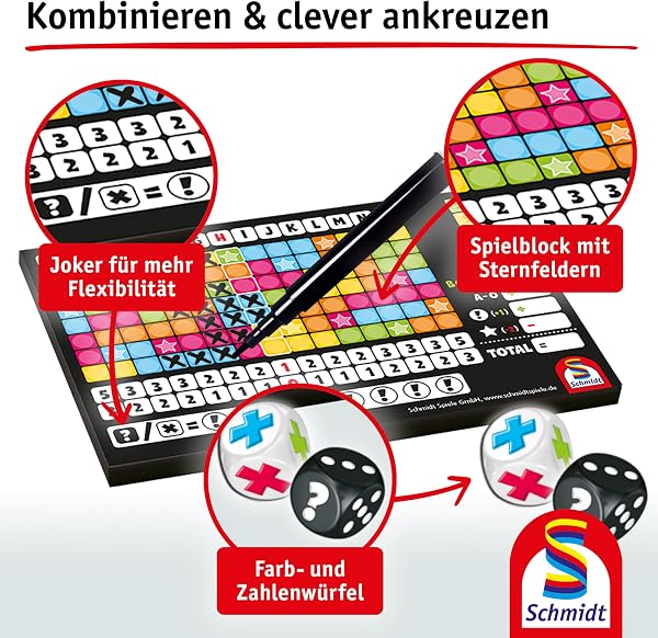 Besuche den Schmidt- Schmidt Spiele 49327 Noch mal, Würfelspiel aus der Serie Klein & Fein, ab 8 Jahren in use