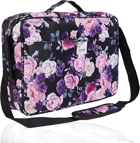 Shulaner Estuche para lápices con capacidad para 480 lápices de colores o 320 bolígrafos de gel de colores con cierre de cremallera, bolsa