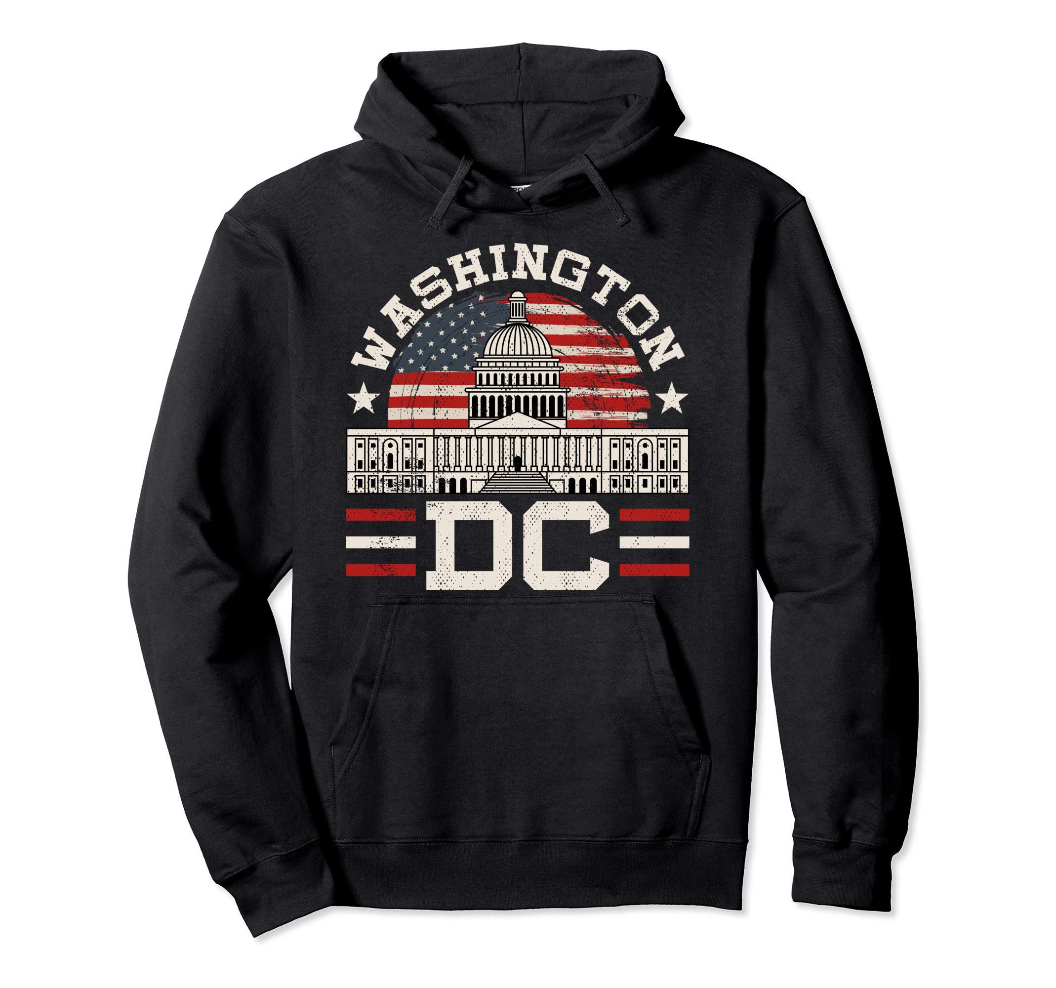 Love Washington DC USA Gift Design Idea Pullover Hoodie