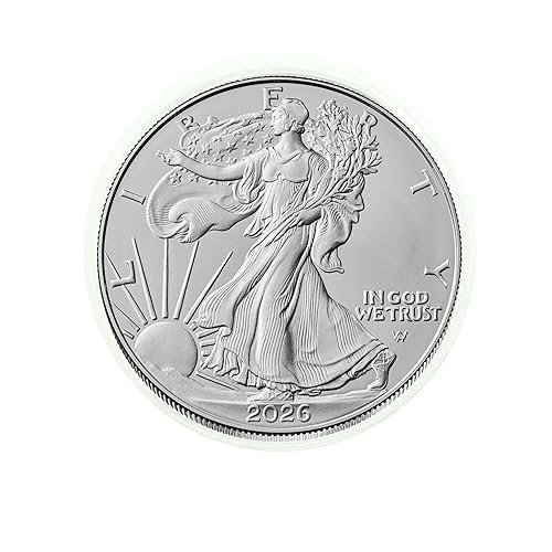 2026 U.S. Silver Eagle 1 oz Brilliant Uncirculated in Plastic Air-Tite Holder with Certificate of Authenticity Dollar Uncirculated US Mint