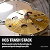 Meinl Cymbals HCS Trash Stack Cymbal 12 inch (Video) for Drum Set (30,48cm) Traditional Finish Brass, Made in Germany (HCS12TRS)