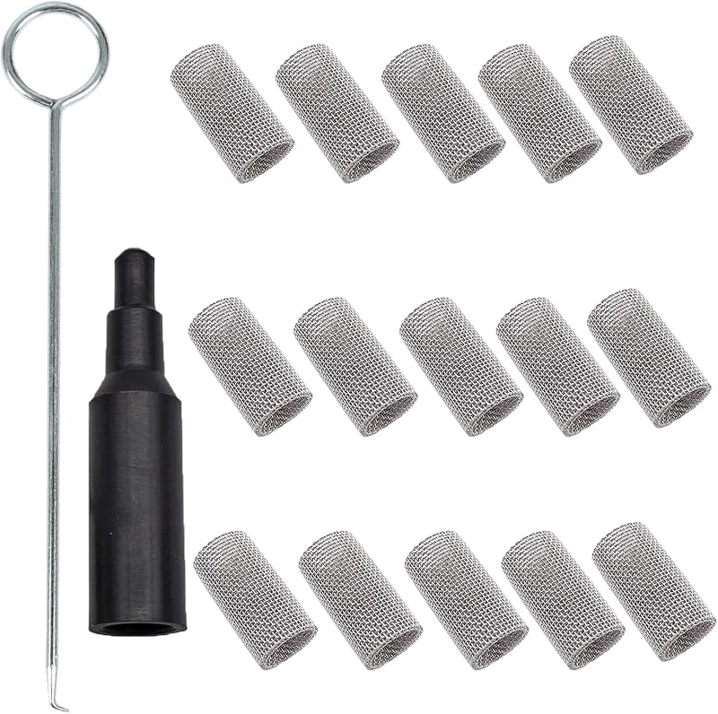 Tela do queimador para vela aquecedora Eberspacher Airtronic D2 D4 D4S AQXMIOE – Kit com 15 unidades e ferramenta