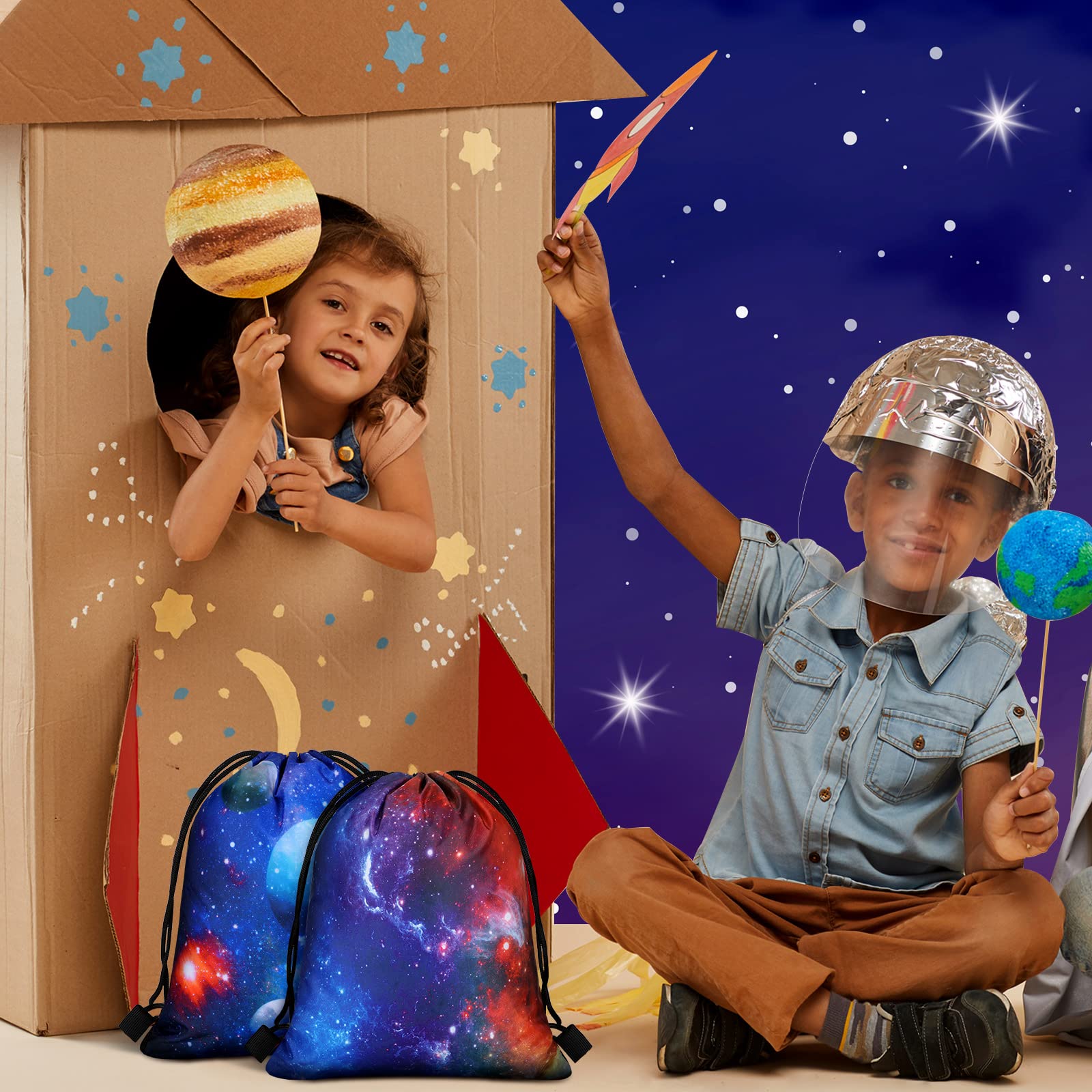 バッグ party bag Amazon.com: Lothee 30 Pcs Galaxy Party Favor Bags Space