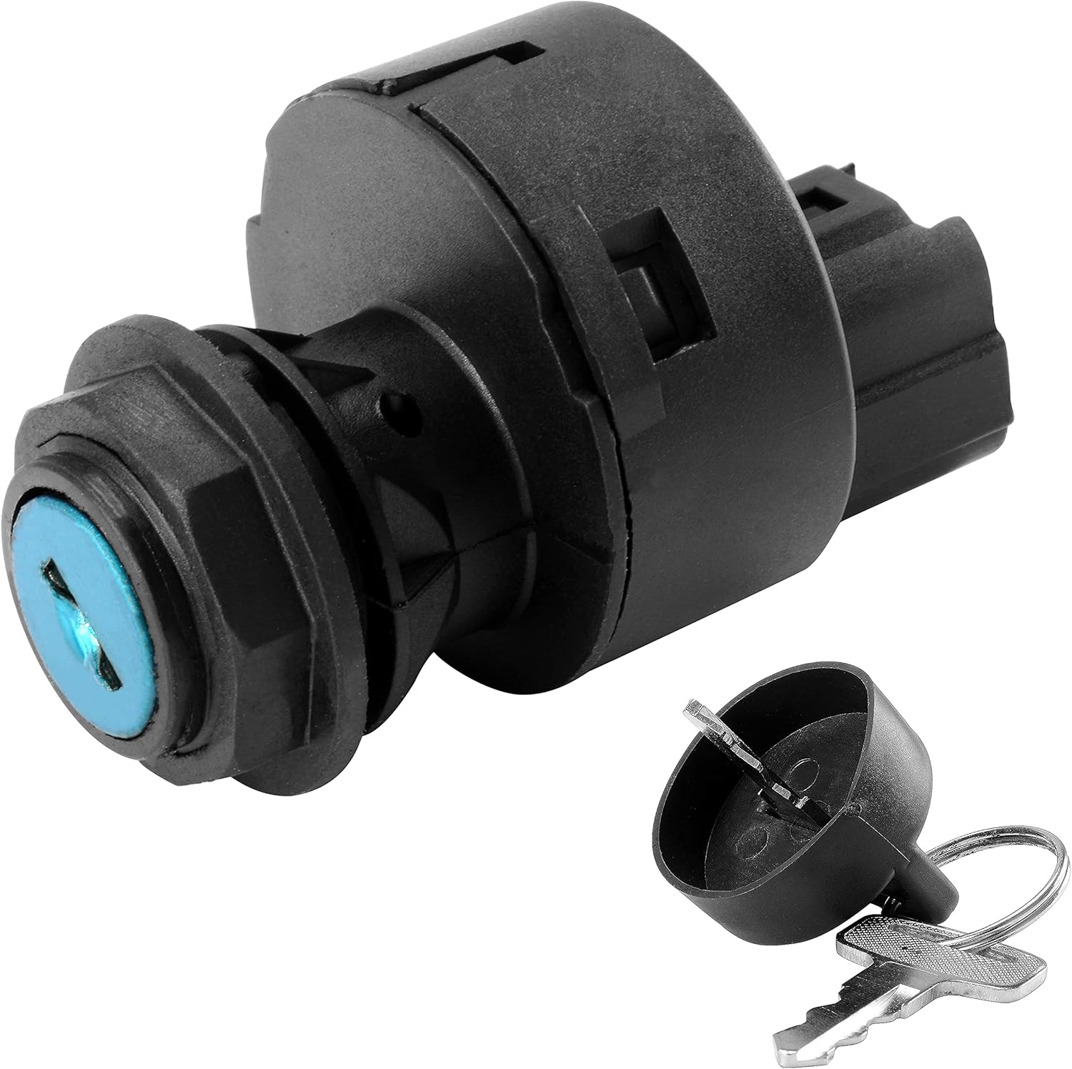 Roykaw Golf Cart Ignition Switch with 2 Keys Compatible with Yamaha G22/ G29/ Drive 2 Gas and Electric Models, 2 Positions-On/Off, OEM# JW1-H2510-00