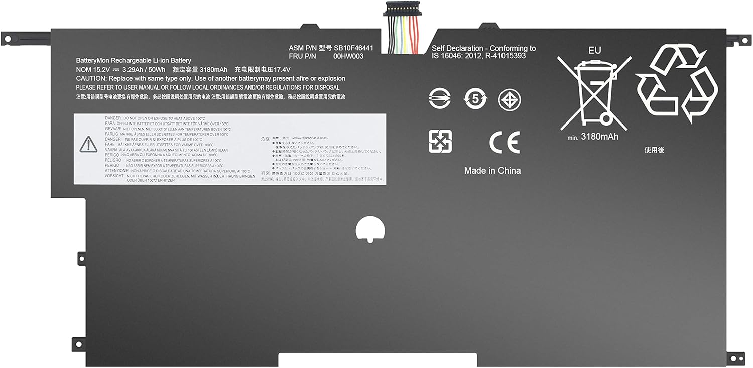 CSMHY De New 00Hw003 Laptop Battery For Lenovo Thinkpad X1 Carbon Gen3 2015 00hw002 Sb10f46440 I.1498685900