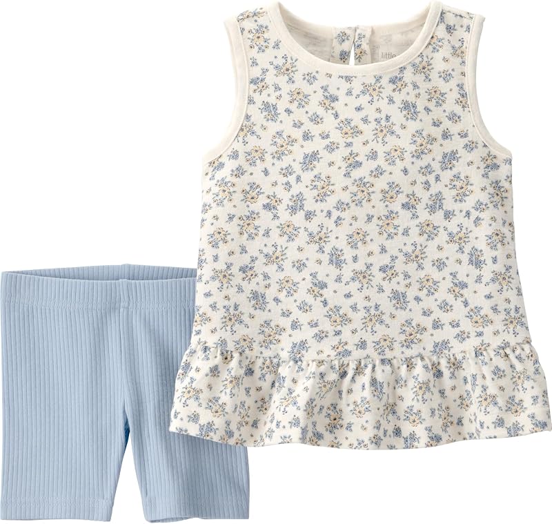 Baby Girls' 2-piece Shorts Set Made With Organic Cotton