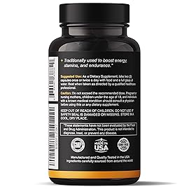 Natgrown Organic Maca Root Powder Capsules 1500 mg with Black + Red + Yellow Peruvian Maca Root Extract Supplement for Men and Women - Vegan Pills