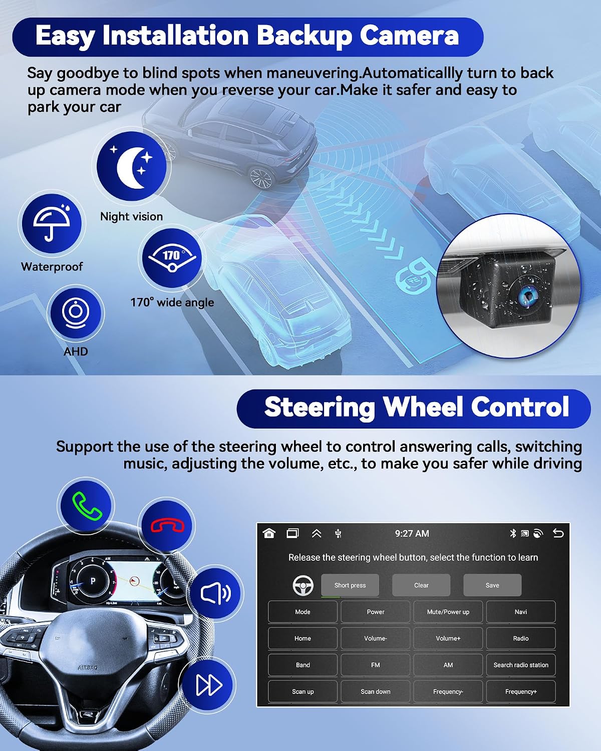 8 Core 6+128G for Hyundai Accent Verna Solaris 2010-2016 Android Car Stereo, 9" IPS Car Radio Wireless Carplay Android Auto/FM/RDS/32EQ/GPS/WiFi/SWC + AHD Backup Camera 8 81eCMeWN58L. AC SL1500