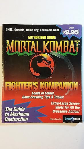 Mortal Kombat (Official Strategy Guide - Snes, Genisis, Game Boy & Game Gear)
