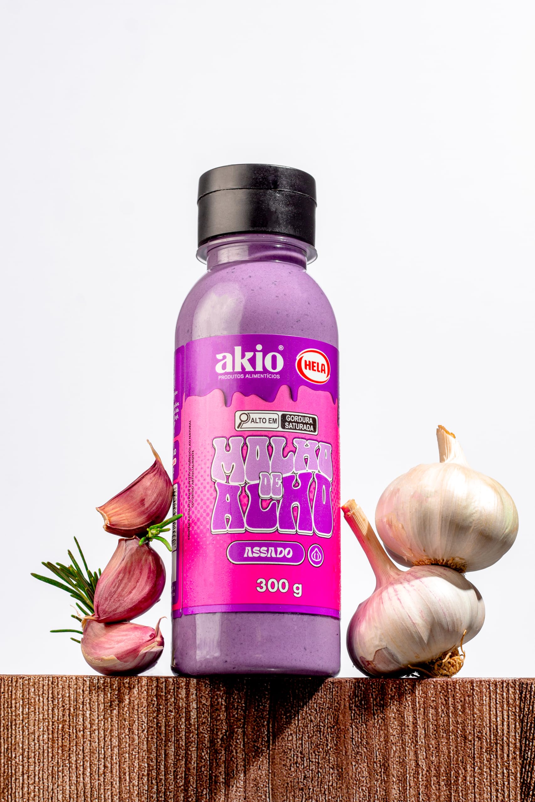 aaron。パープル3個、オークル1個 Molho Roxo de Alho Assado 300g Akio & Hela | Amazon.com.br