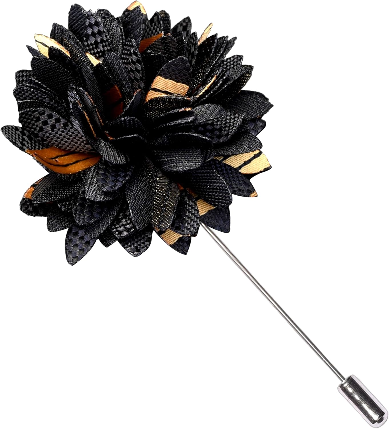 GUSLESON 3.15"（8cm） Mens Stripe Tie and Lapel Pin Necktie Hankerchief Cufflinks Set for Men - Image 4