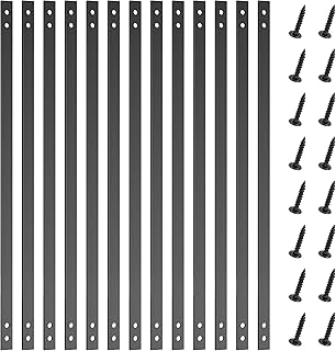 26 Pack Deck Spindles 36"X1", Flat Straight Porch Railing Kit with Screws, Heavy Duty