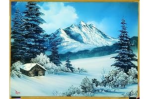 Bob Ross A Perfect Winter Day Nature Puzzle for Adults and Kids