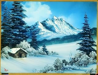 Bob Ross A Perfect Winter Day Nature Puzzle for Adults and Kids | Snowy Mountain 1000 Piece Jigsaw Puzzle Toy | Interactive Brain Teaser for Family Game Night | 28 x 20 Inches