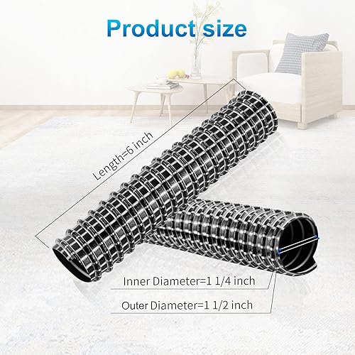 Miniatura 3 de Reemplazo de manguera Rocket compatible con los modelos de aspiradora Shark Rocket HV300, HV302, HV320, HV321, manguera de boquilla inferior, 6 x