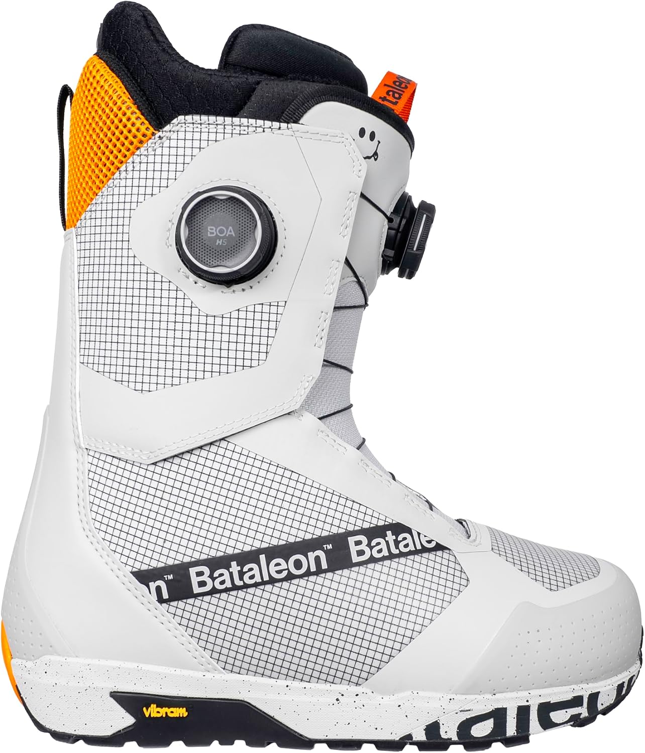 Bataleon Salsa Double BOA Men's Snowboard Boots | H5 BOA, Flex 6/10, Vibram Rubber Outsole, Heat Moldable Liner, Articulating Cuff, FASE Compatible