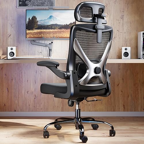 Silla de oficina ergonómica  Silla de escritorio para computadora en forma de X cómoda, silla de juegos, silla de oficina con soporte lumbar, sillas