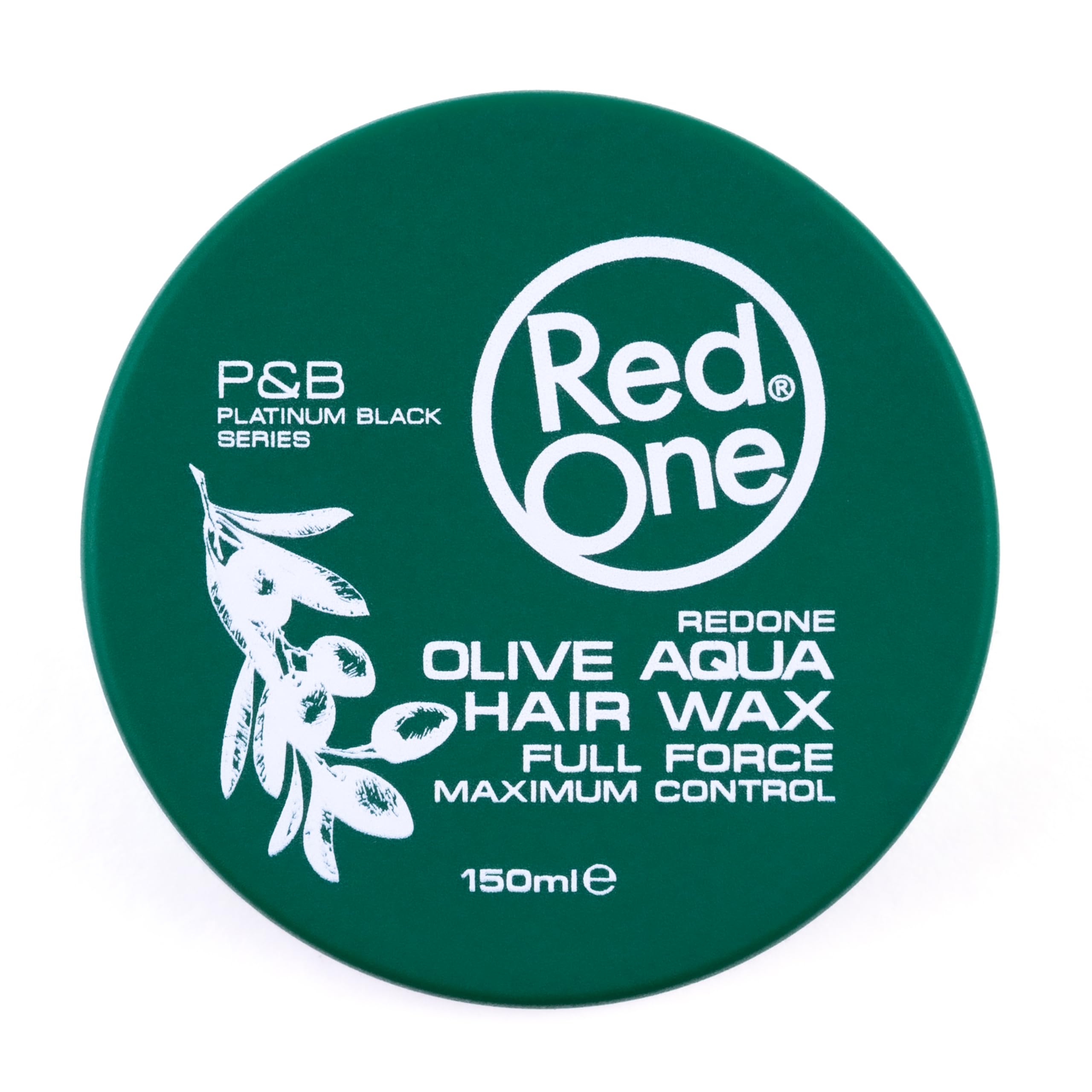 RedOne Cera para el cabello acuática de oliva, 150 ml, nutritiva, ultraadherente, para hombres y mujeres, aroma de oliva, máximo control