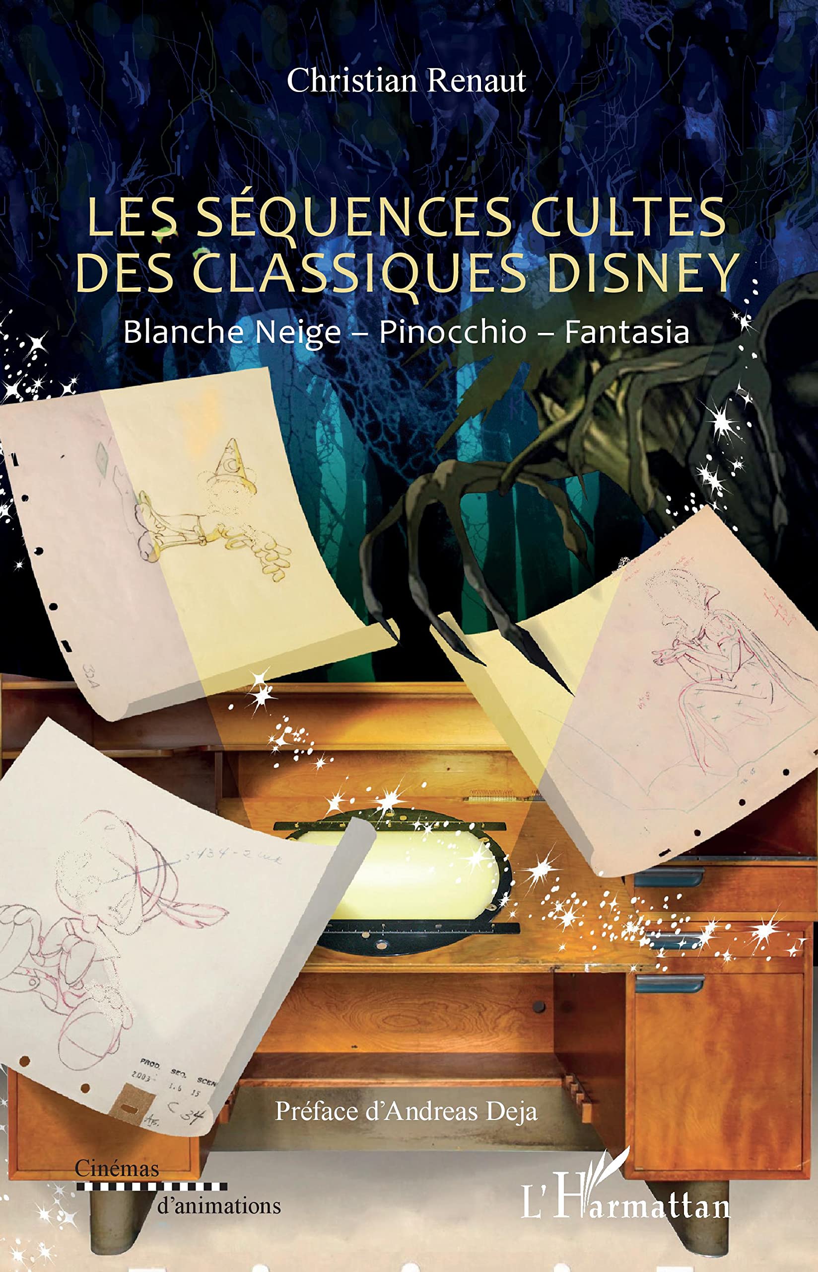 Séquences cultes Disney Blanche Neige Pinocchio Fantasia album cinémas d'animations