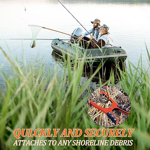Miniatura 3 de lewkefx Kayak Canoa Anchor Grip, barco, tubo de flotador y accesorios de pesca de kayak, equipo de kayak, anclaje de abrazadera de cepillo con
