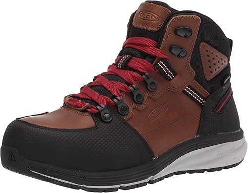 KEEN Utility Men's Red Hook MidHeightComposite ToeWaterproofWarehouse Work Boots