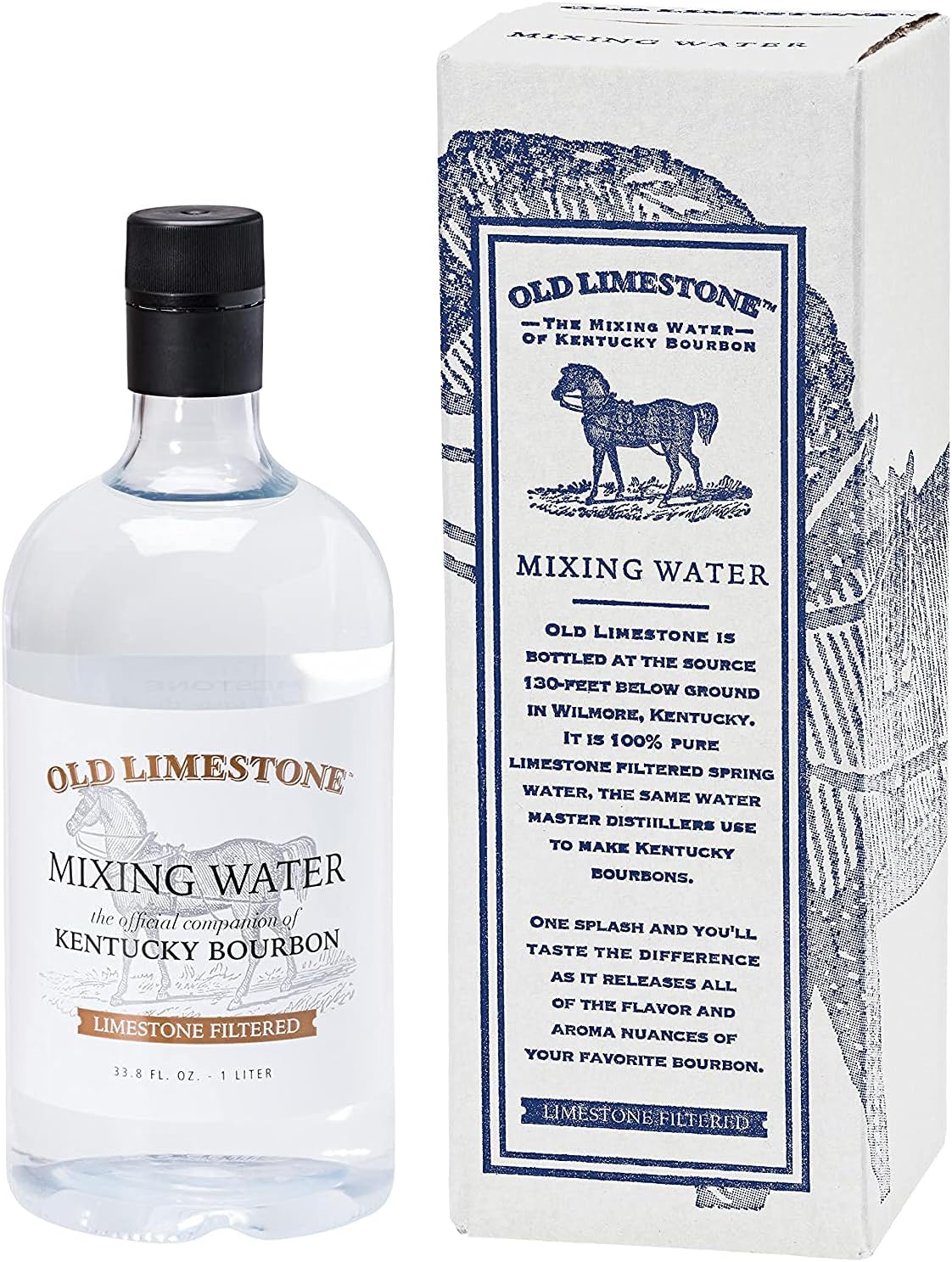 Mixing Water 1000ml Bartop Bottle In Decorative Box