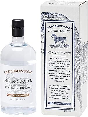 Old Limestone Mixing Water 1000ml Bartop Bottle In Decorative Box