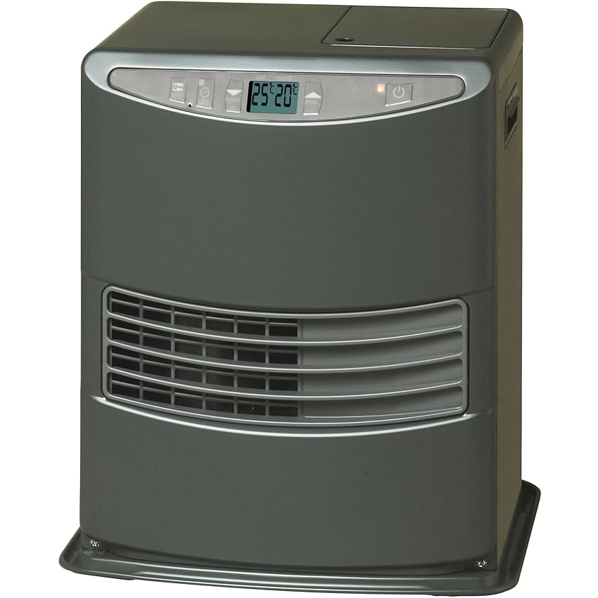 TOYOSET LC-3010, Stufa a Combustibile Elettronica Portatile, Eccellenza Giapponese, Riscalda fino a 48 metri quadrati, Nessuna installazione necessaria, Potenza 3000 W