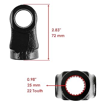 Amazon.com: Caltric Front Drive Shaft Yoke U-joint