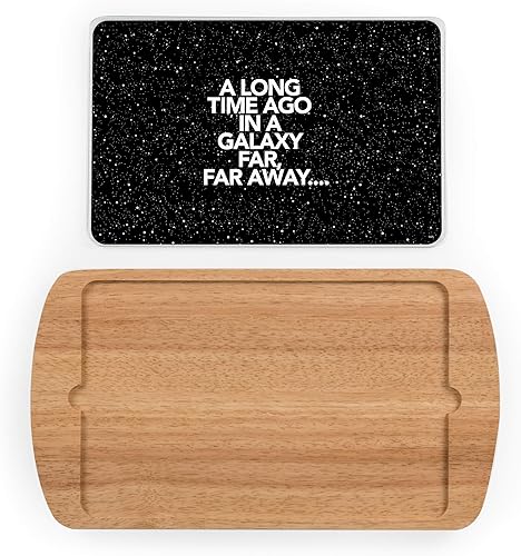 Miniatura 26 de Picnic TIME Disney Princess - Tabla de queso de Cenicienta con parte superior de vidrio, bandeja para servir, tablas de queso, tablas de embutidos