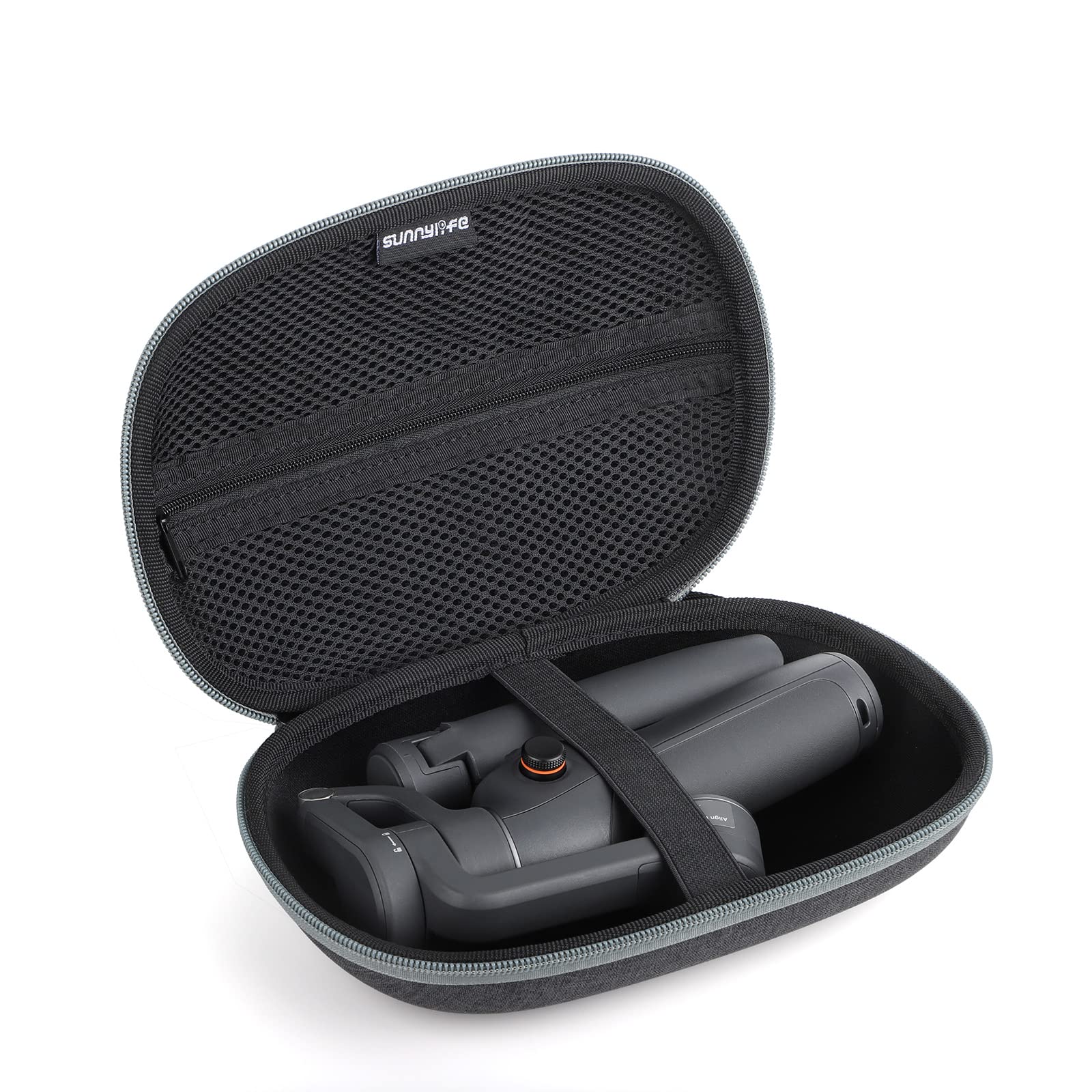 Hard Shell Carrying Case For Insta360 Flow/Osmo Mobile 6, Gimbal Stabilizer Storage Bag Travel Protective Handbag With Mesh Pocket, Shock Absorption,21.5 * 14.9 * 8.3cm