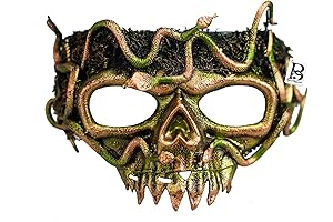 Medusa Skull Masquerade Mask Snake Costume Devil Evil Party Mask Halloween Cosplay...