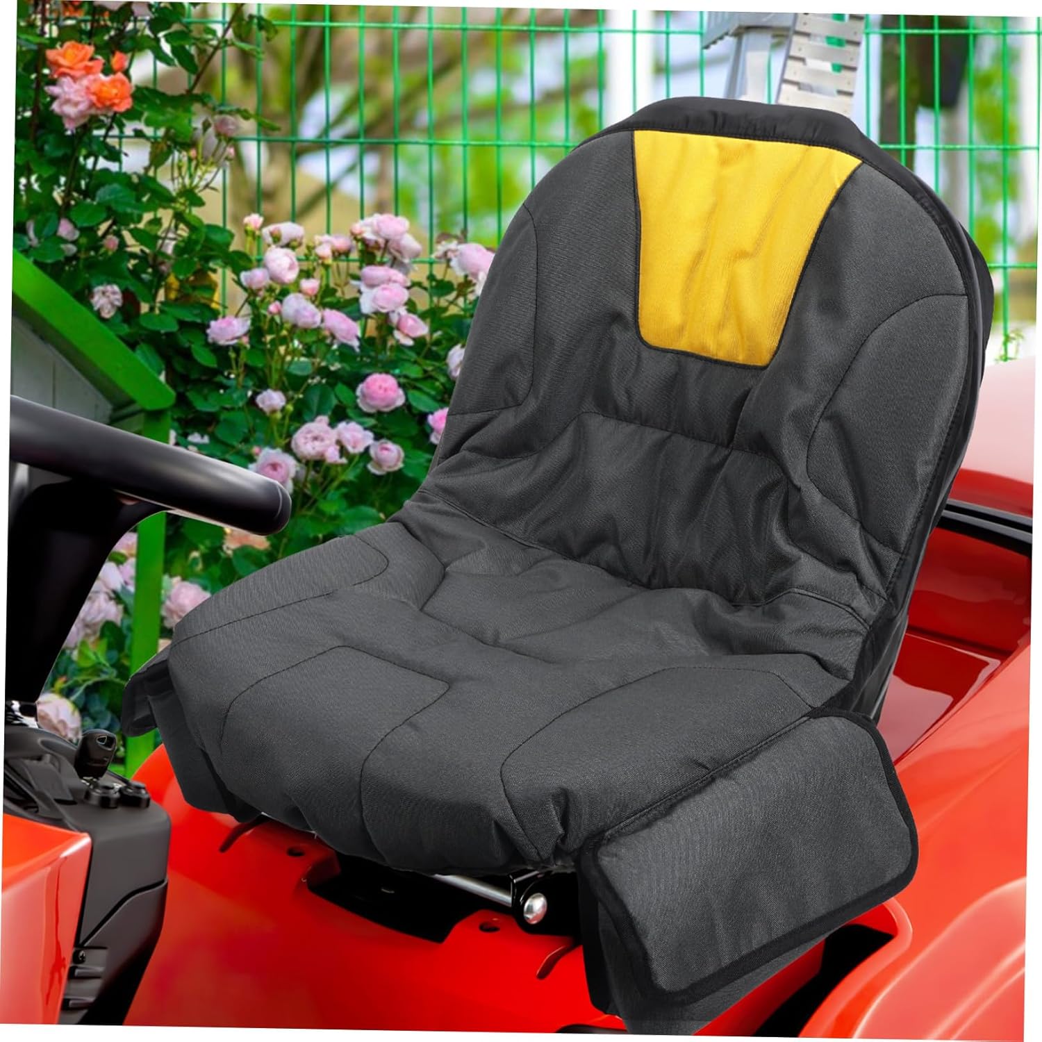 MERRYHAPY Accessories Lawn Mower Seat Cover Oxford Fabric Protector Sides Storage