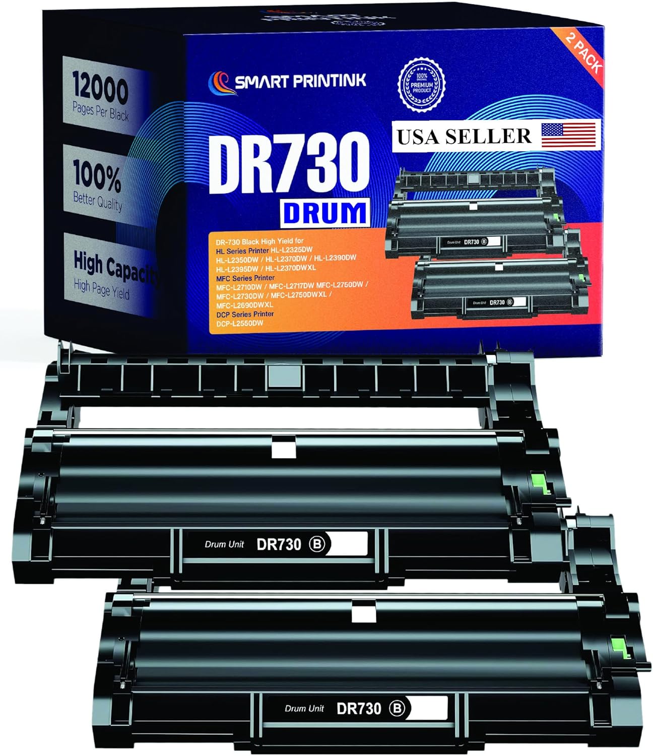 Smart Printink DR730 Drum Unit (Not Toner) Replacement for