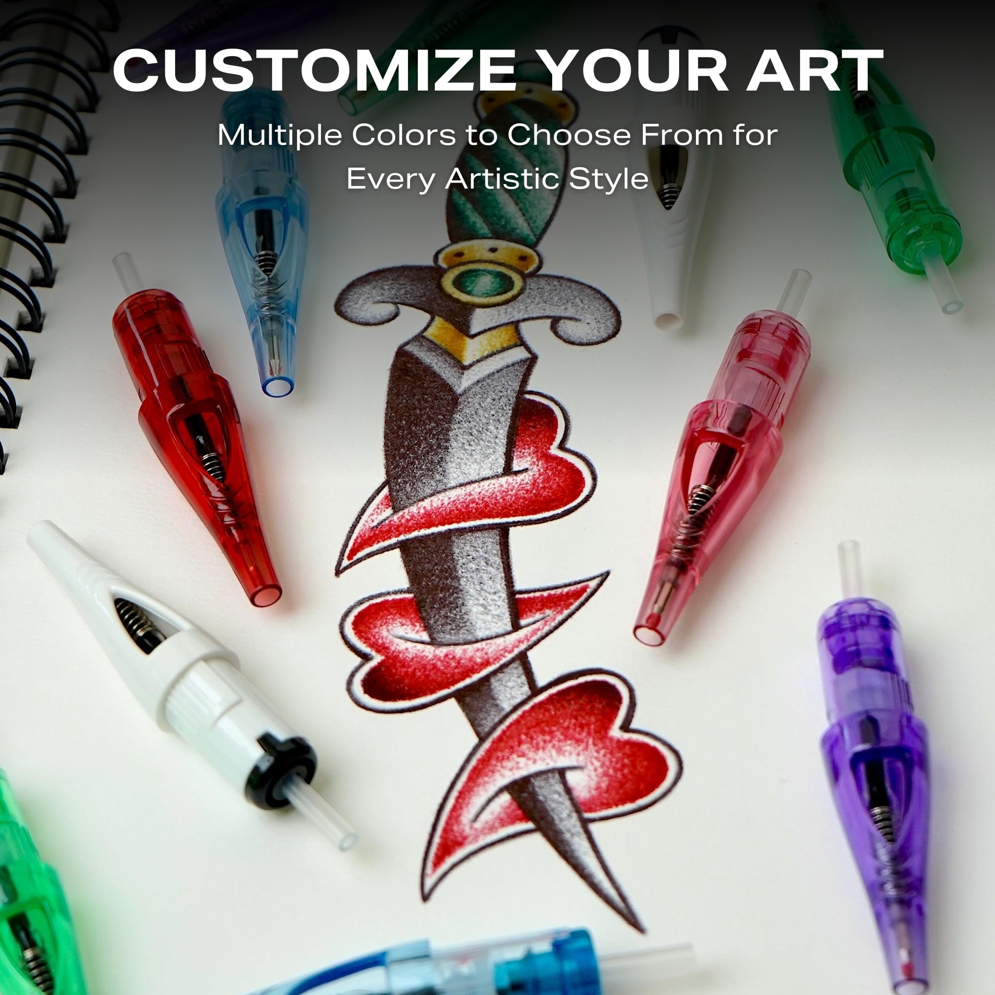 Amazon.co.jp: Inlumino ハート インク ボールペン ドット ペン