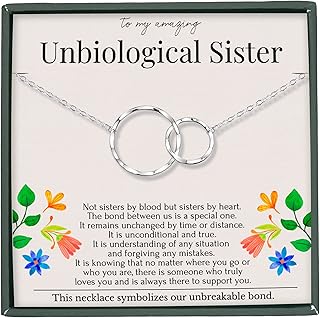 Best Friend Gift for Women - Meaningful BFF Friendship Necklace, Jewelry...