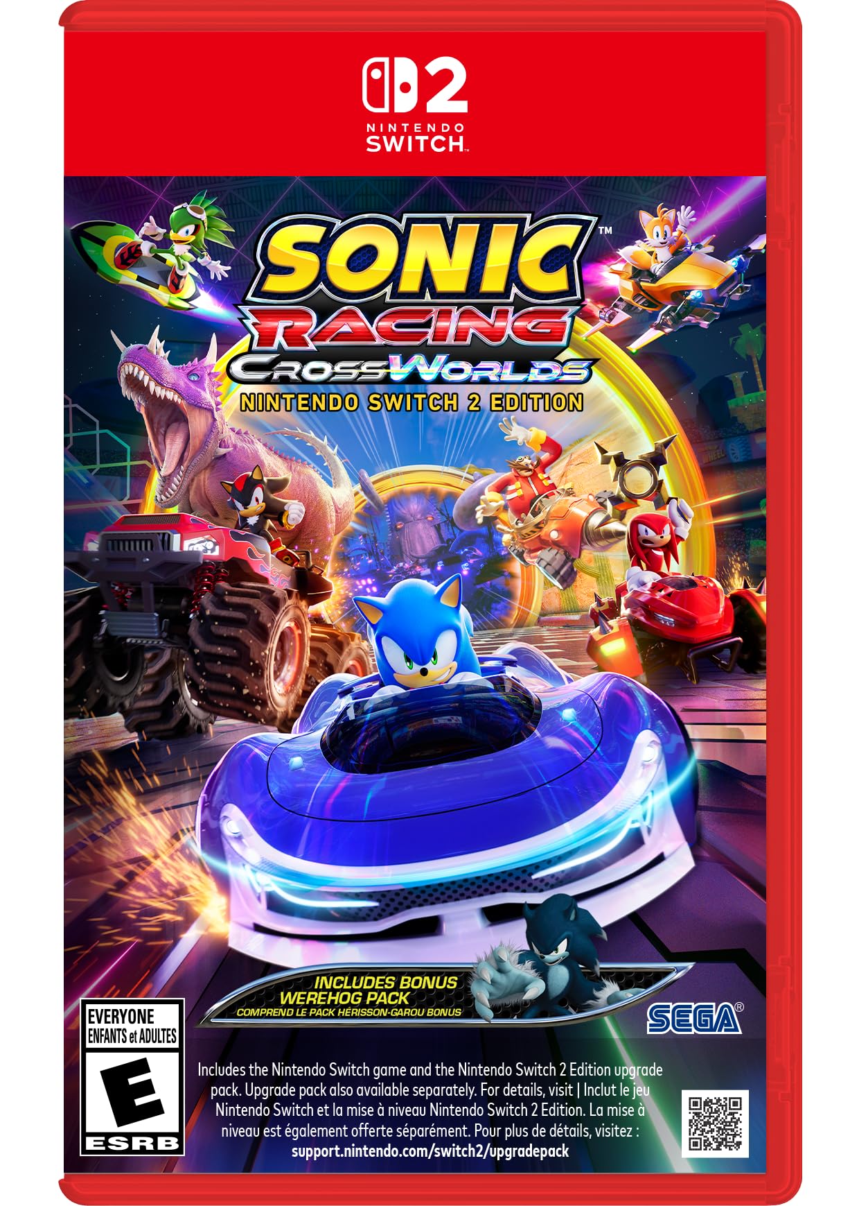 Sonic Racing: CrossWorlds Amazon Exclusive Edition - Nintendo Switch 2