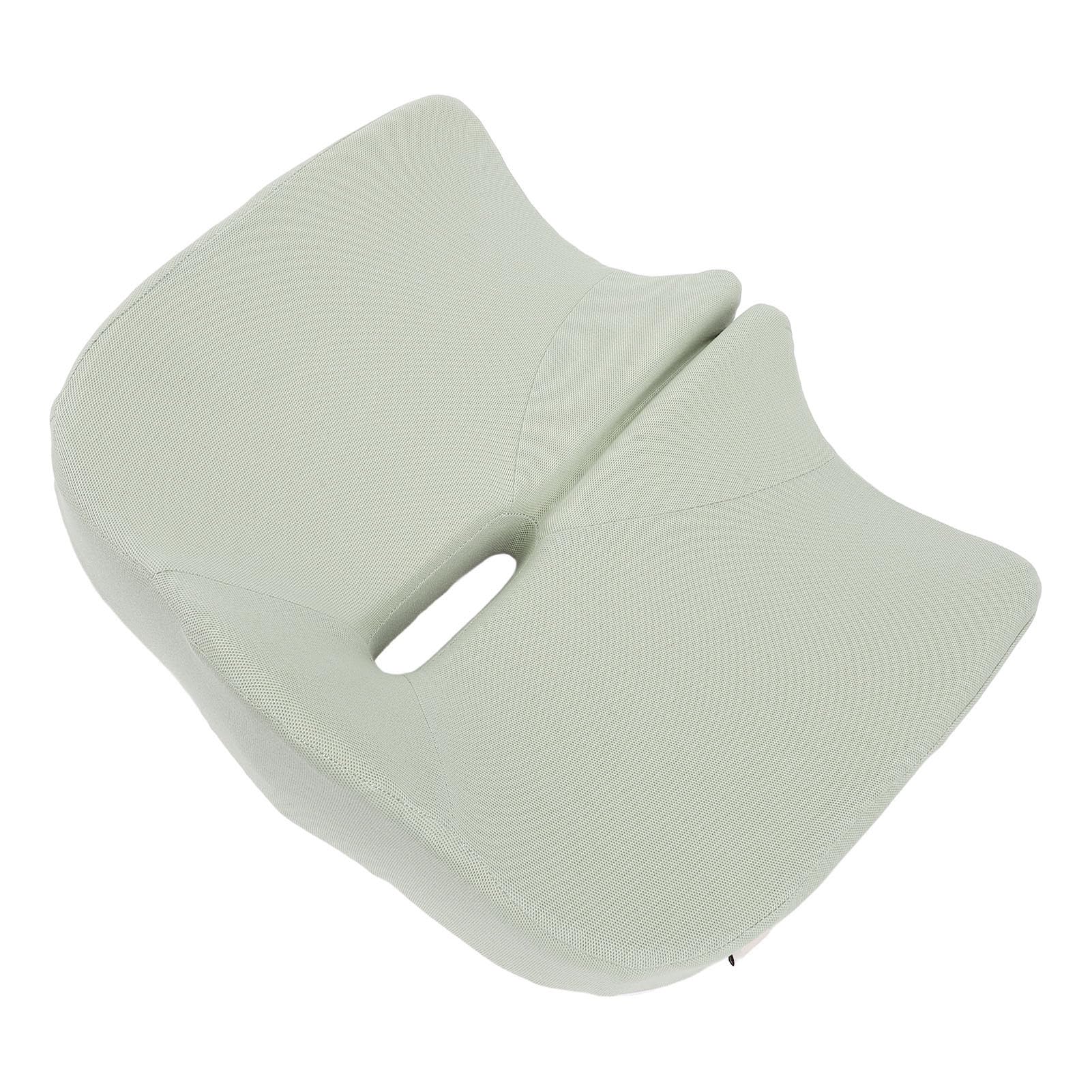 Cojín de Asiento de Espuma Viscoelástica, Alivio de Presión Ergonómico con Soporte para la Espalda para el Hogar, Oficina, sofá, Silla de Ruedas