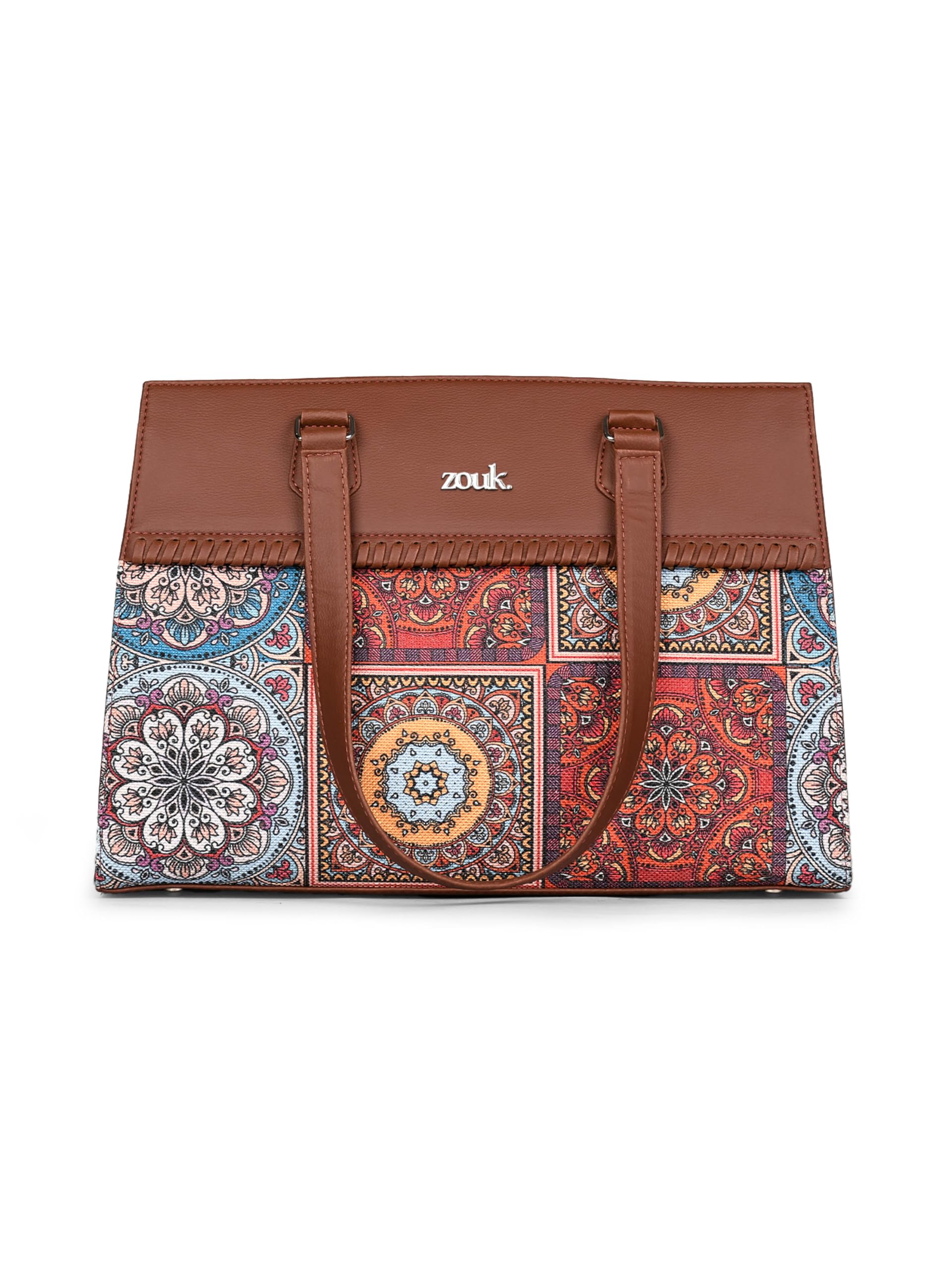 Statement Business Bag | Jute | Vegan Leather Handcrafted Shoulder Bag Ideal For Office Use-image-32