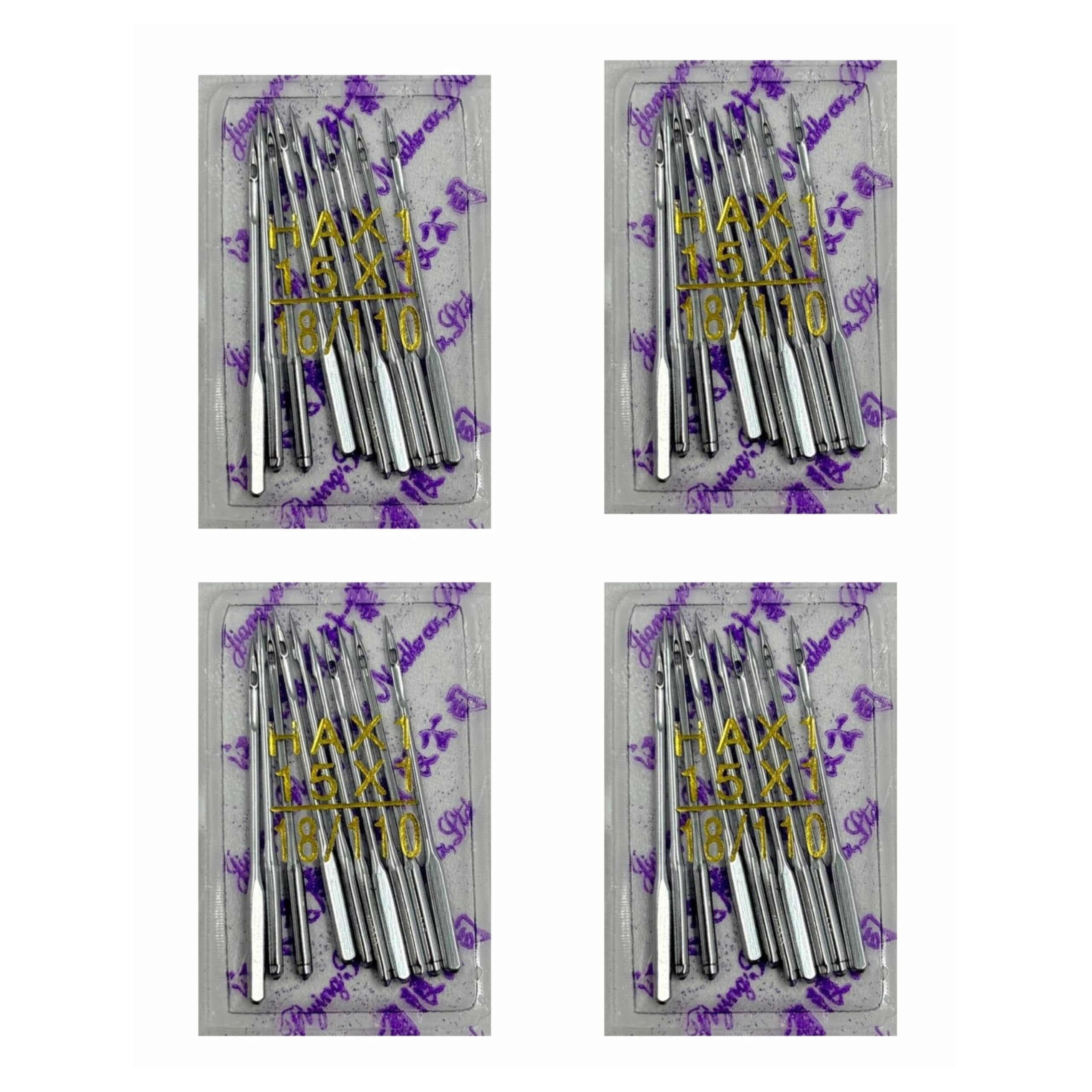 ZENITH Steel Needles Combo of HA 11/75 & 14/90 Set of 40 Needles for All Domestic Sewing Machines traditional or Automatic compatible Singer Usha Brother etc.Steel Finish (FT HA Combo 11 (20) + 14(20)) — Amazon image 13