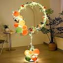 Party Propz Balloon Ring Stand For Decoration -1Pc Set of 15Pcs Balloon Stand Holder, Decoration Ring Stands, Birthday Decorations Stands, Stand for Decoration Backdrop, Anniversary, Name Ceremony gallery image